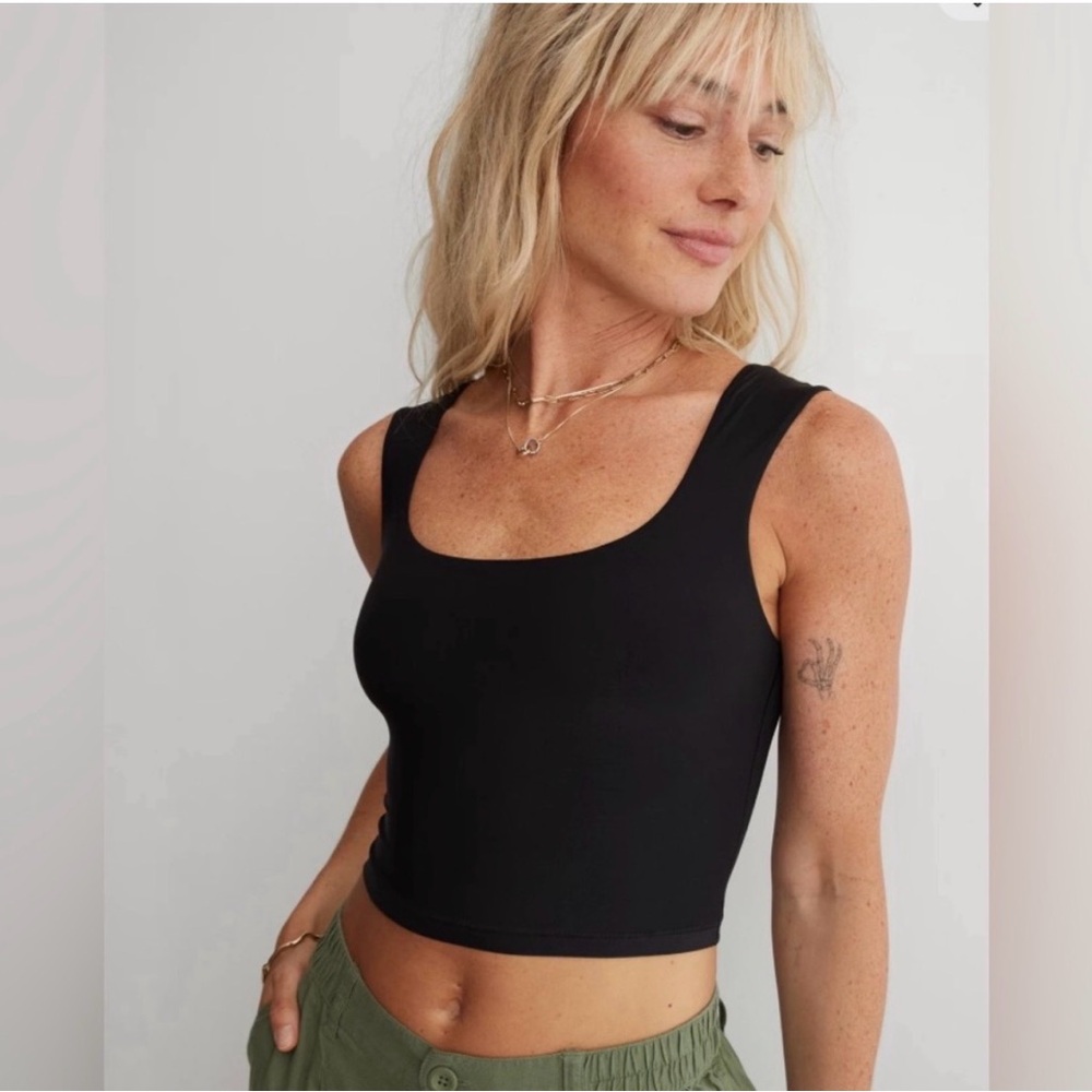 Aerie Black Tank Top